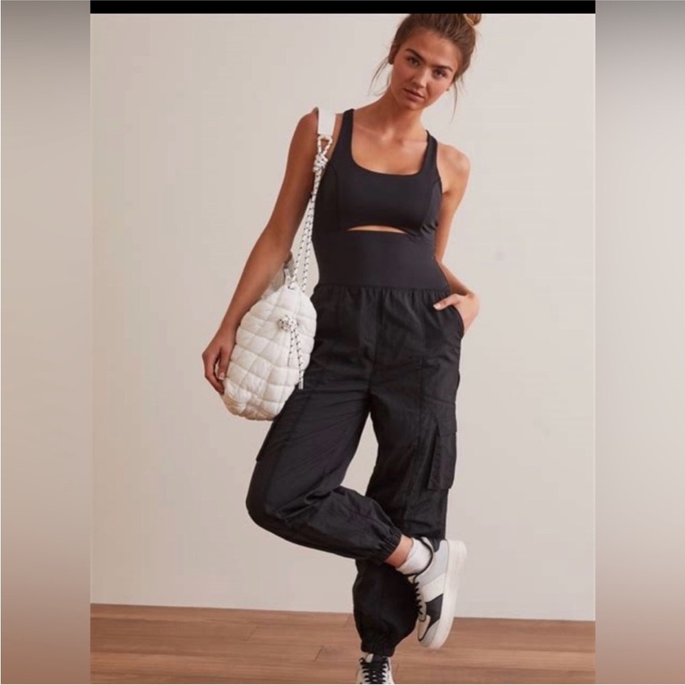 Altar'd State Black Sleeveless Jumpsuit
